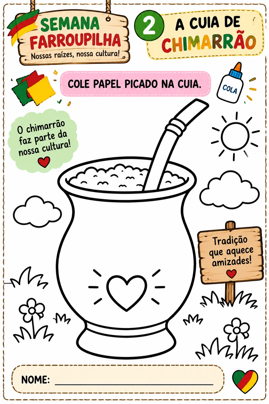 Álbum Sensorial Semana Farroupilha | Maternal – 3 Anos — amostra 7: Um álbum lúdico e criativo com atividades para celebrar… Álbum Sensorial Semana Farroupilha | Maternal – 3 Anos — amostra 7: Um álbum lúdico e criativo com atividades para celebrar…