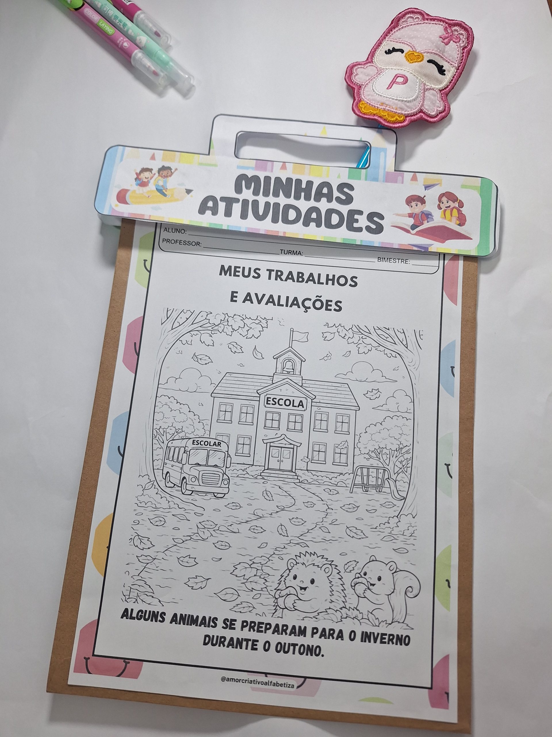 Alças e capas para avaliações – Tema outono – PDF para Imprimir — amostra 5: Alças e capas para avaliações – Tema outono… Alças e capas para avaliações – Tema outono – PDF para Imprimir — amostra 5: Alças e capas para avaliações – Tema outono…