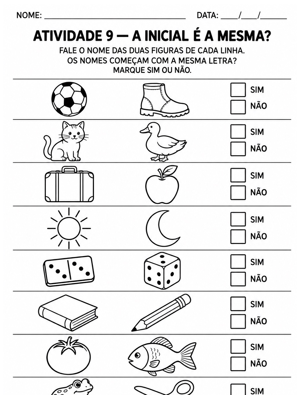 Alfabetização 1º Ano: Vogais e Letras Iniciais — Kit 3 — amostra 2: 10 atividades de alfabetização com vogais, letras…