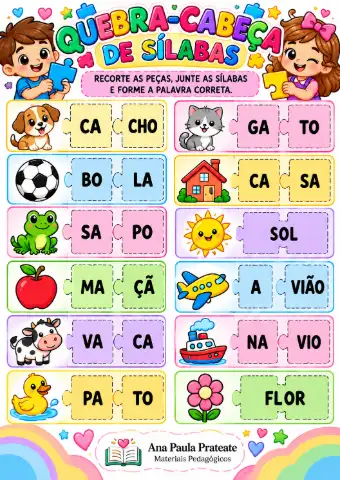 Alfabetização: apostila de atividades para 1º e 2º ano — amostra 3: Como usar em sala