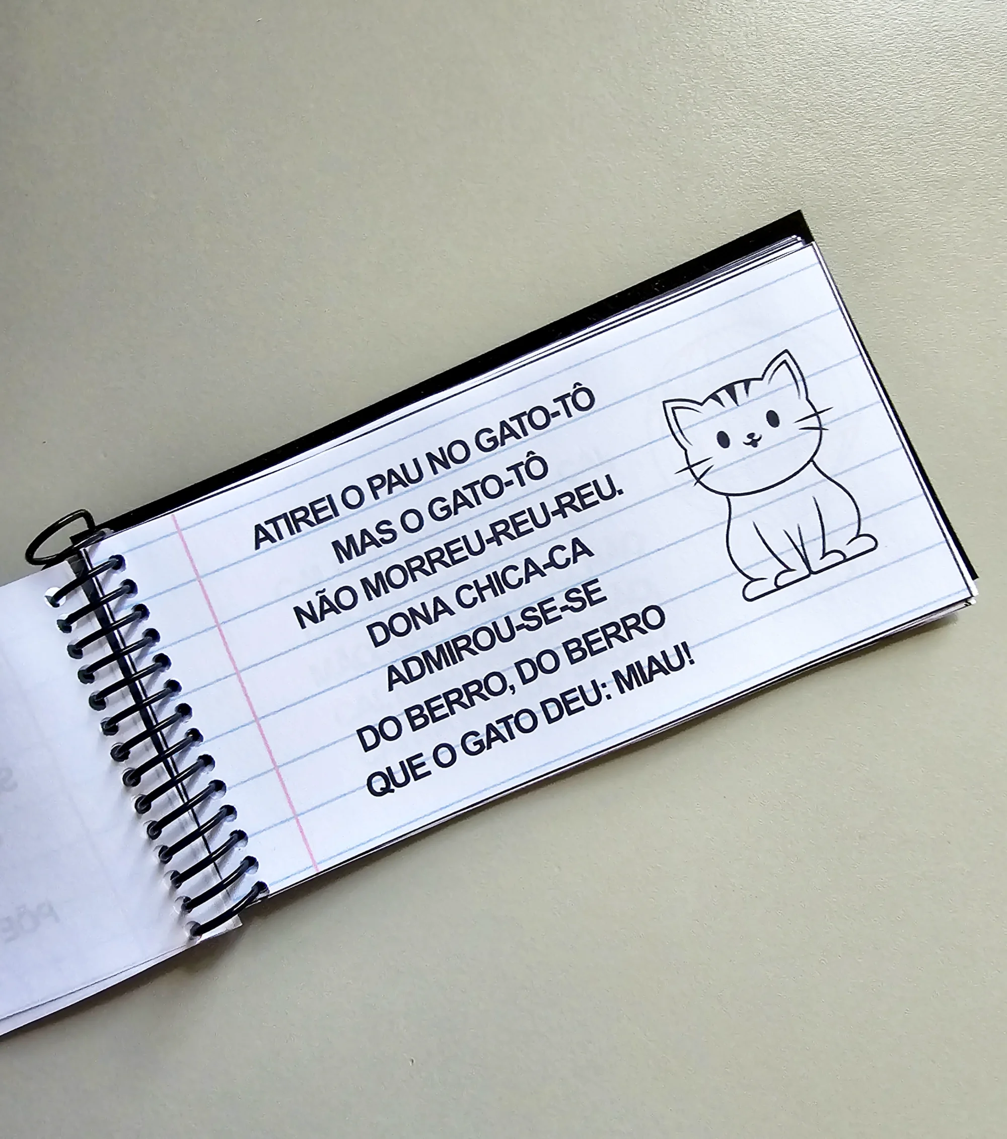 ALFABETIZAÇÃO – CADERNINHO DE LEITURA: PARLENDAS 🔤💛 — amostra 1: Ler, brincar com as palavras e desenvolver a fluência ao…