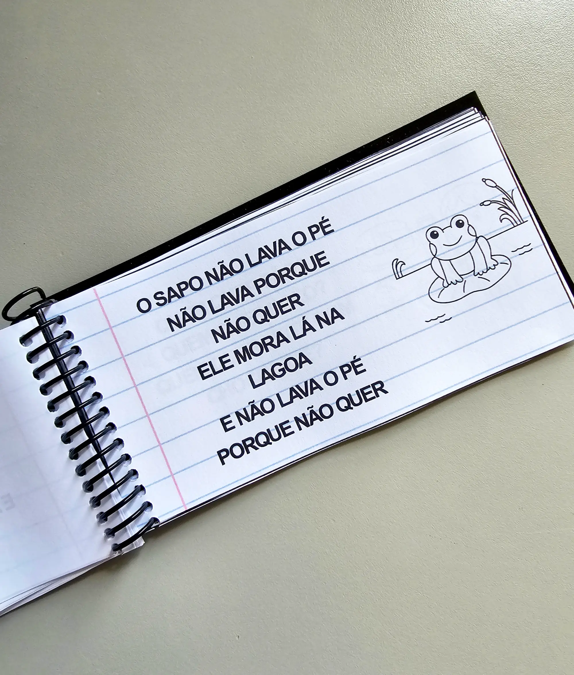ALFABETIZAÇÃO – CADERNINHO DE LEITURA: PARLENDAS 🔤💛 — amostra 2: Ler, brincar com as palavras e desenvolver a fluência ao…