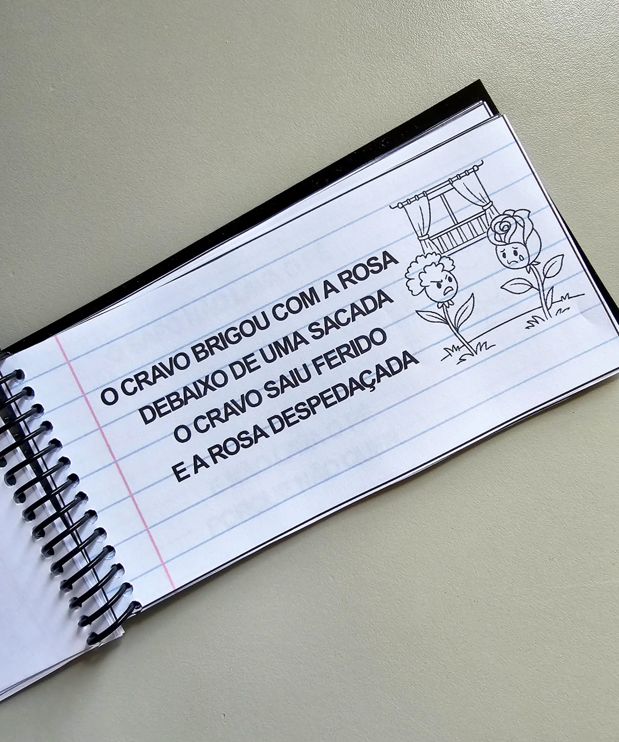 ALFABETIZAÇÃO – CADERNINHO DE LEITURA: PARLENDAS 🔤💛 — amostra 4: Ler, brincar com as palavras e desenvolver a fluência ao…