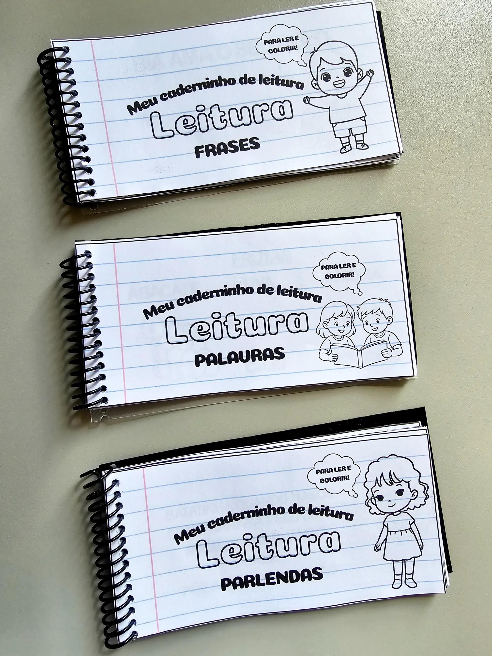 ALFABETIZAÇÃO – CADERNINHO DE LEITURA: PARLENDAS 🔤💛 — capa do material
