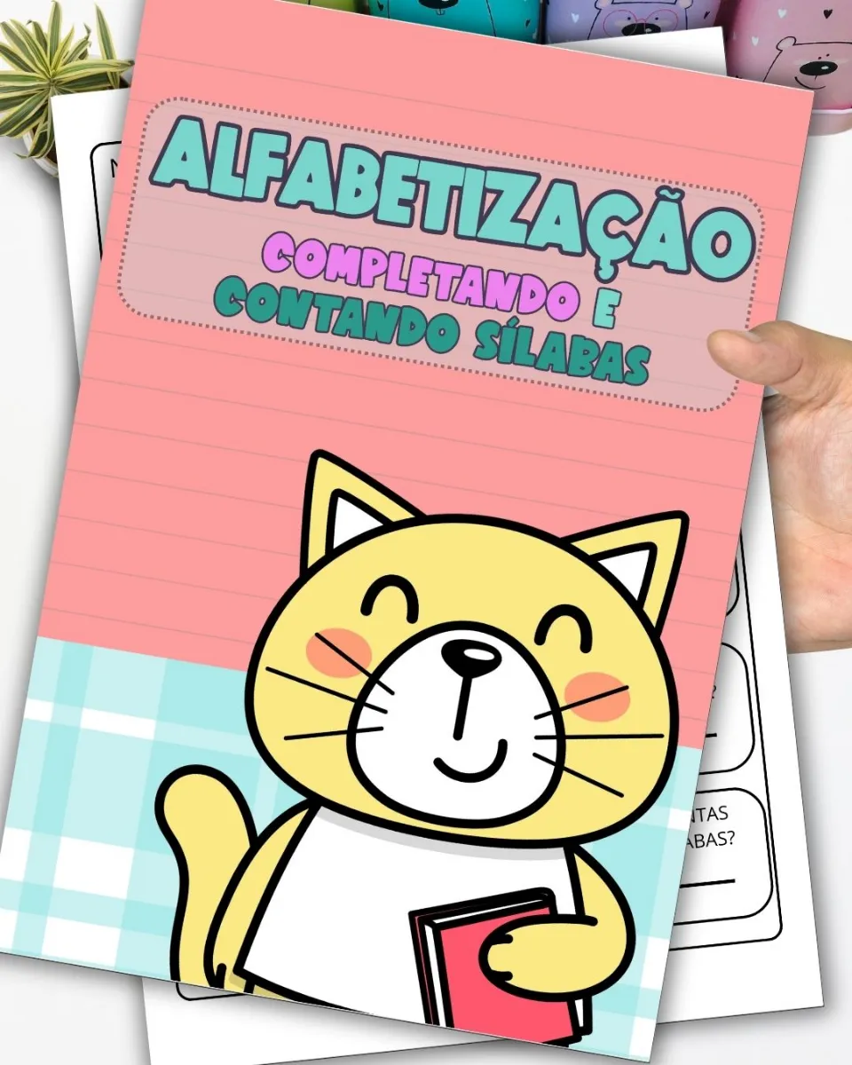 Alfabetização: Completando e Contando Sílabas para Educação Infantil e Anos Iniciais — Atividades para 1º ano: Ideal para…