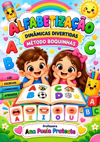 ALFABETIZAÇÃO DINÂMICAS DIVERTIDAS MÉTODO BOQUINHAS — capa do material