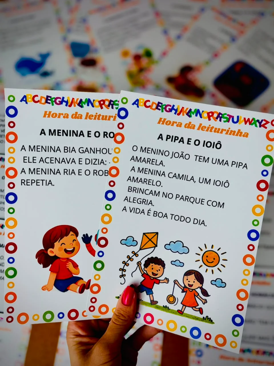 Alfabetização: Hora da Leiturinha — amostra 4: 50 textos ilustrados e curtos para desenvolver a fluência leitora e tornar a… Alfabetização: Hora da Leiturinha — amostra 4: 50 textos ilustrados e curtos para desenvolver a fluência leitora e tornar a…