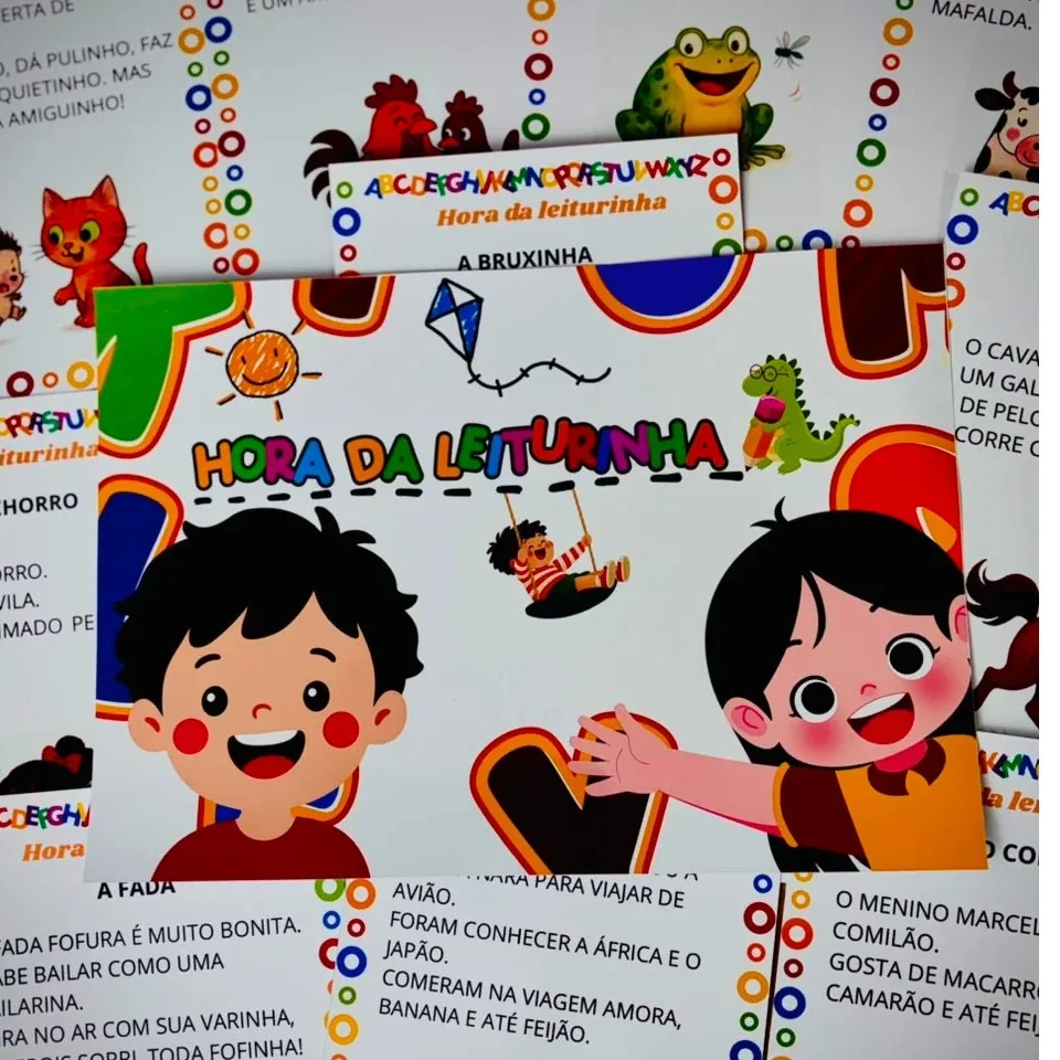 Alfabetização: Hora da Leiturinha — Alfabetização para 1º ano: 50 textos ilustrados e curtos para desenvolver a fluência…