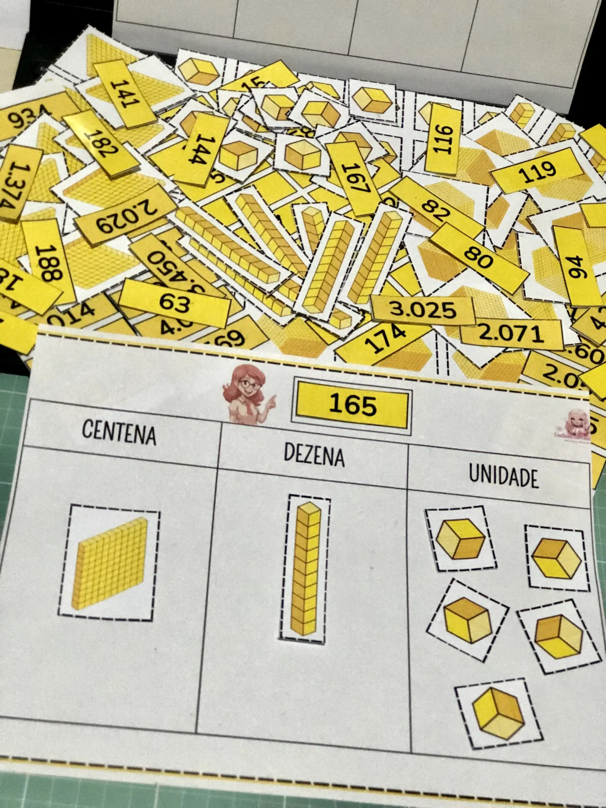 ALFABETIZAÇÃO MATEMÁTICA – SISTEMA DE NUMERAÇÃO MATERIAL DOURADO — capa do material