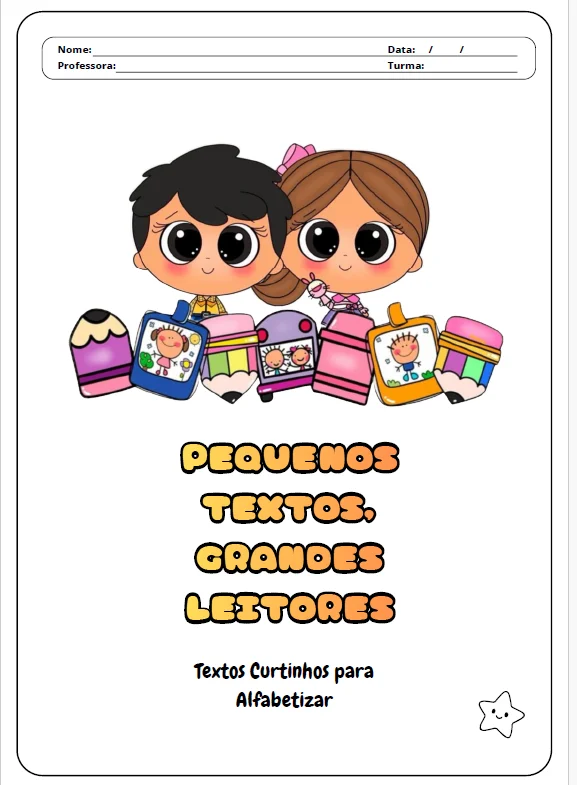 ALFABETIZAÇÃO – PEQUENOS TEXTOS, GRANDES LEITORES 📚💛 — Alfabetização para 1º ano: Textos curtos para desenvolver leitura,…