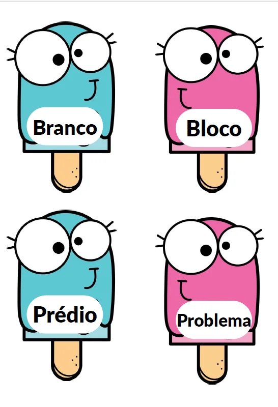 ALFABETIZAÇÃO – PICOLÉ DAS SÍLABAS COMPLEXAS 🍦✨ — amostra 3: O Picolé das Sílabas Complexas é um recurso pedagógico criado… ALFABETIZAÇÃO – PICOLÉ DAS SÍLABAS COMPLEXAS 🍦✨ — amostra 3: O Picolé das Sílabas Complexas é um recurso pedagógico criado…