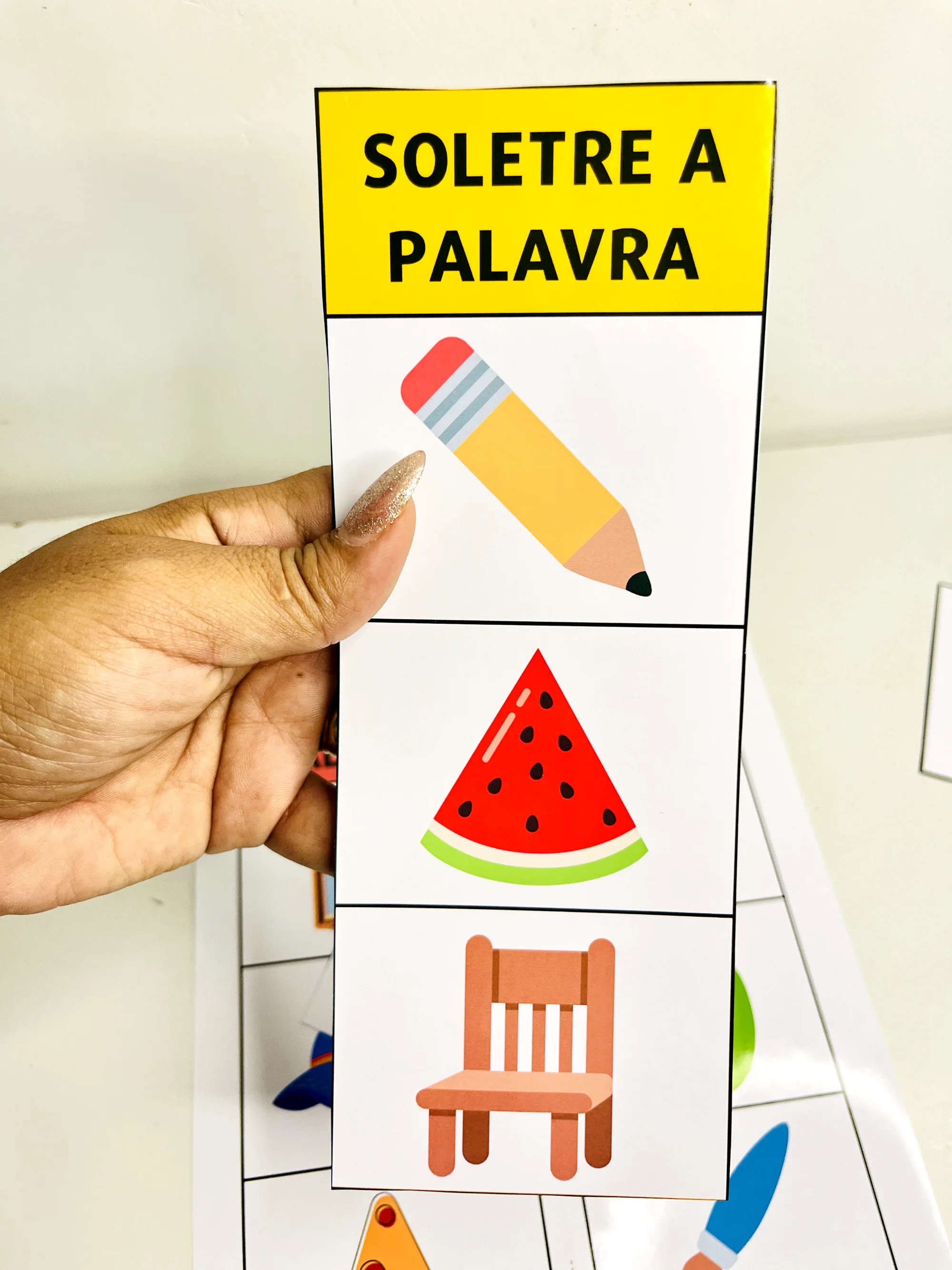 ALFABETIZAÇÃO – SOLETRE A PALAVRA COM IMAGENS 📝🧠 — amostra 3: O material Soletre a Palavra com Imagens foi desenvolvido…