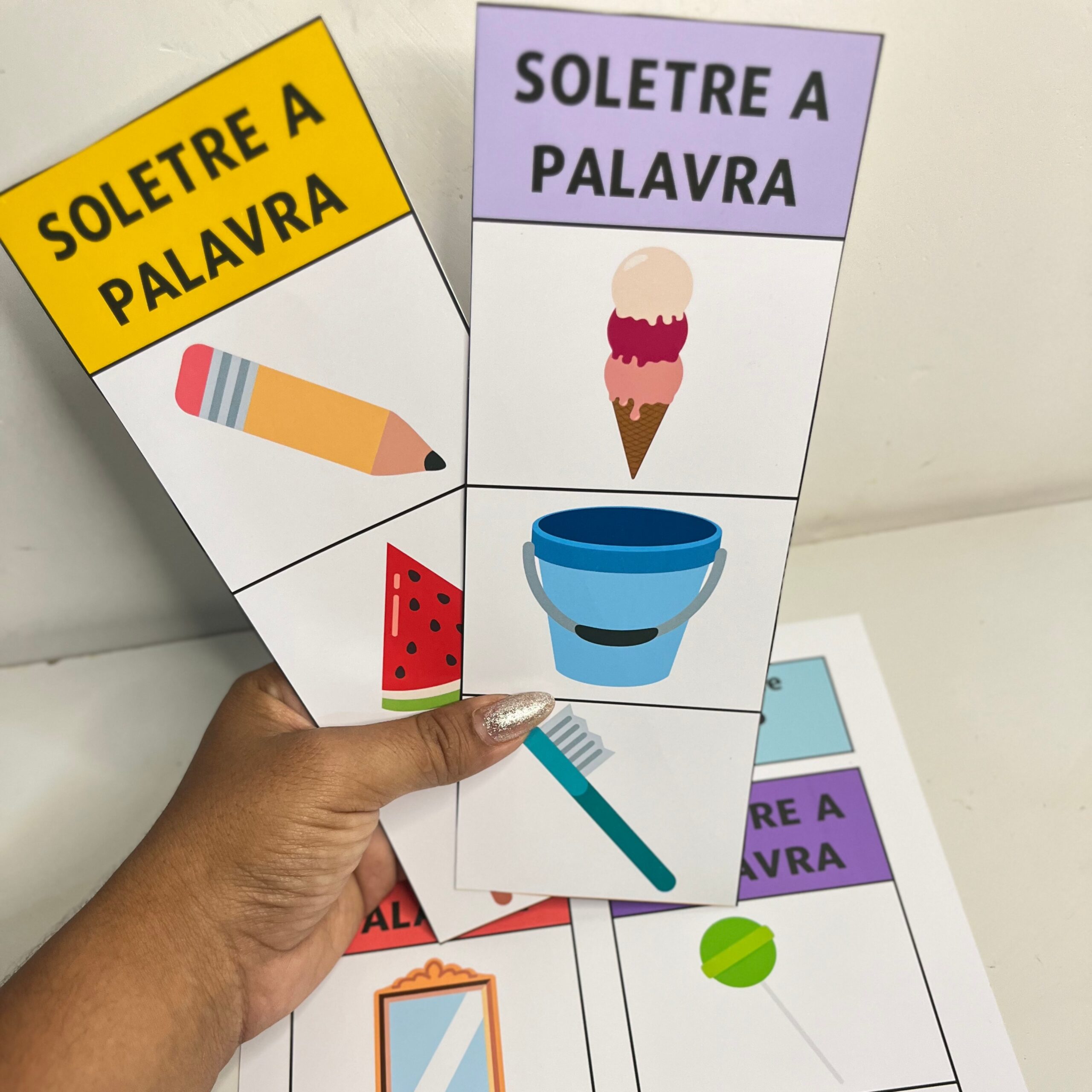 Alfabetizando: soletre a palavra+ imagem | Alfabetização — capa do material