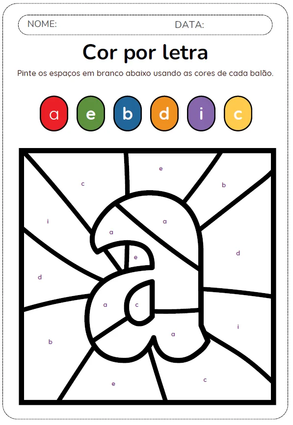 🌈🔤 ALFABETO COM COR – 26 ATIVIDADES ALFABETIZAÇÃO — amostra 1: Que tal trabalhar o alfabeto de um jeito muito mais…
