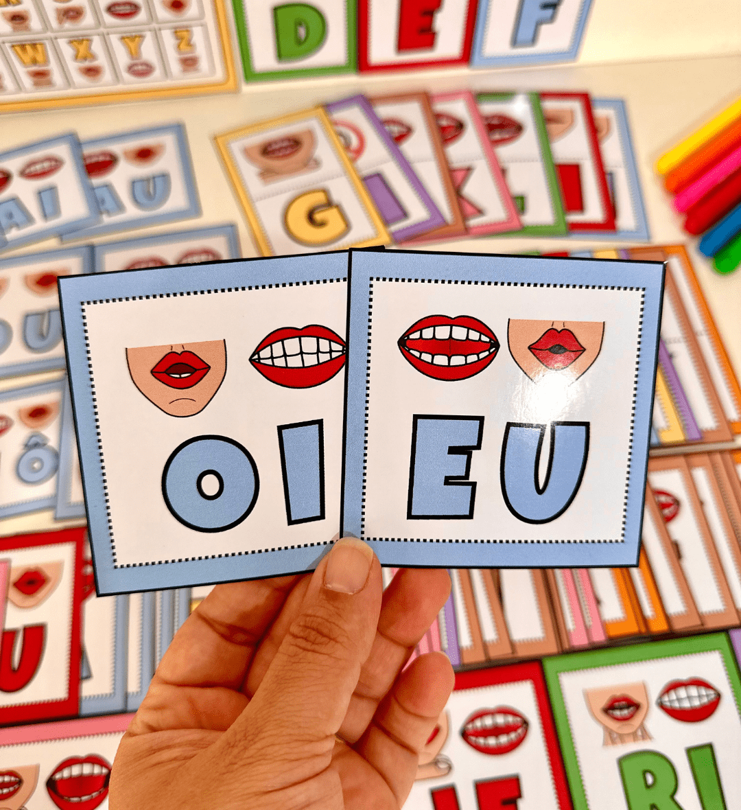 Alfabeto das Boquinhas: PDF com 170 Fichas para Alfabetização — amostra 3: Como usar as fichas em sala de aula