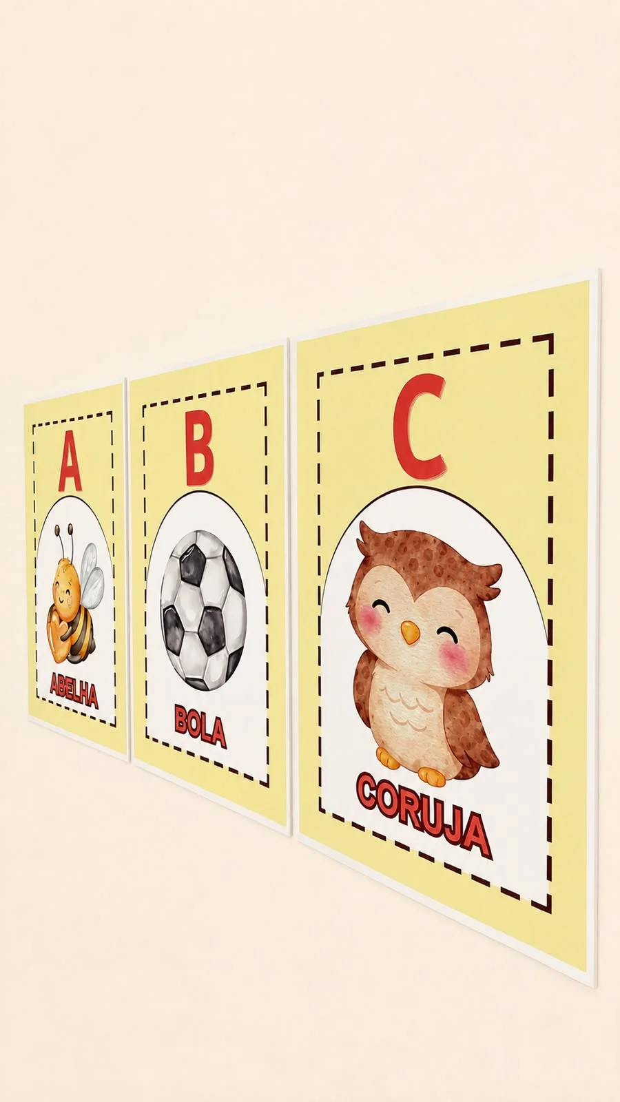 ALFABETO DE PAREDE AQUARELA - PARA DECORAR A SALA DE AULA — amostra 2: Um recurso visual para auxiliar no desenvolvimento…