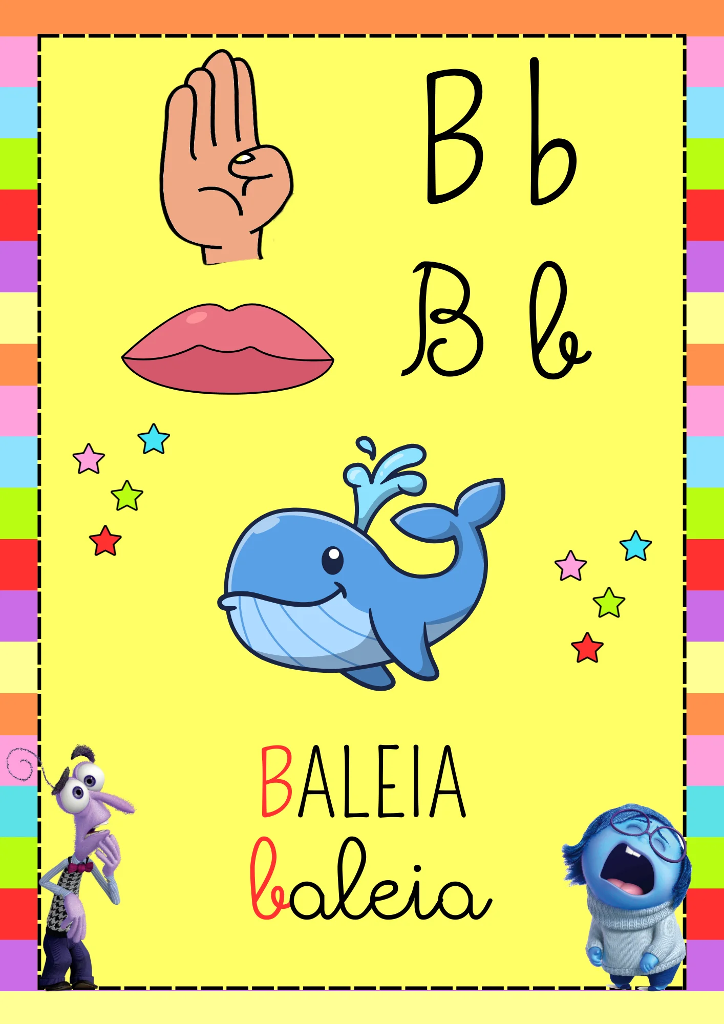 Alfabeto de Parede Divertidamente para Alfabetização — amostra 2: Alfabeto de parede Divertidamente com letras maiúsculas,…