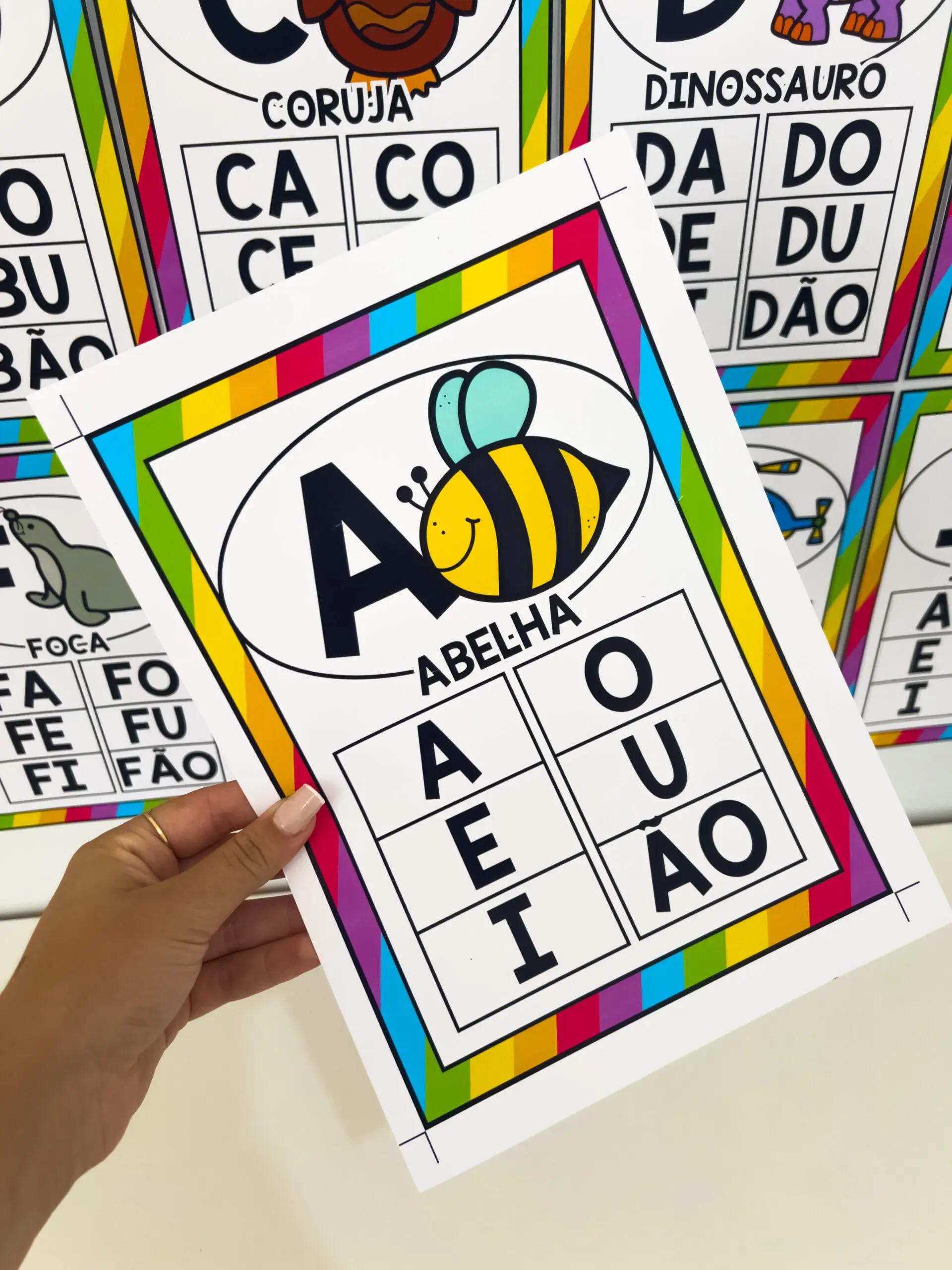 Alfabeto de parede para imprimir — amostra 1: Como utilizar o alfabeto na rotina da turma