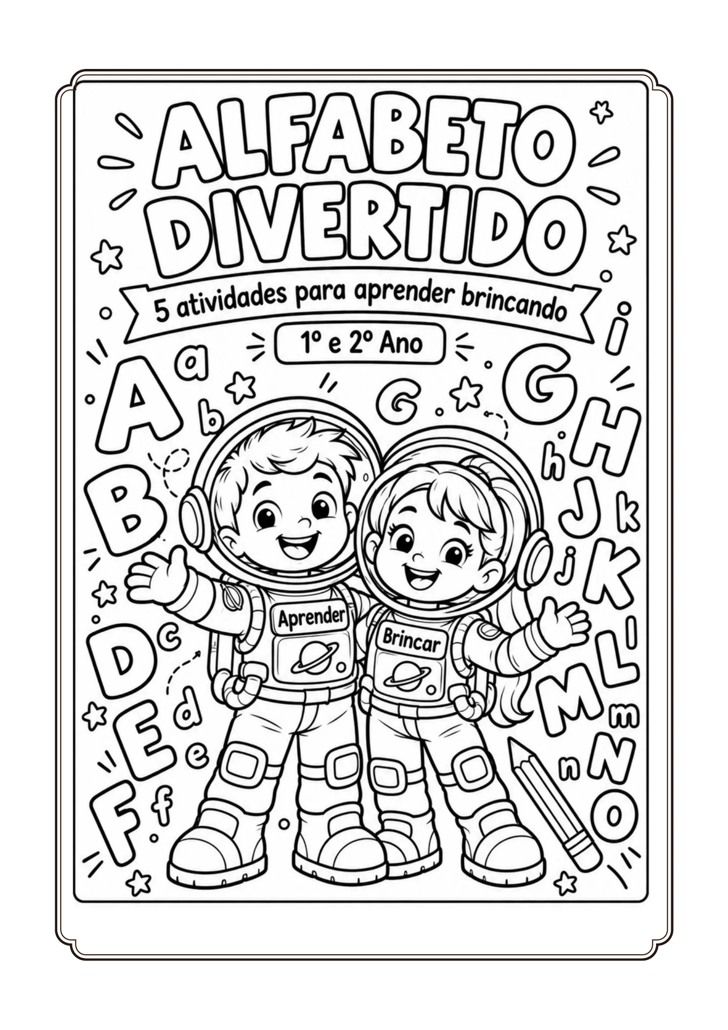 Alfabeto Divertido: Atividades para Educação Infantil e 1º Ano em PDF — Alfabetização para Educação Infantil: Alfabetização…