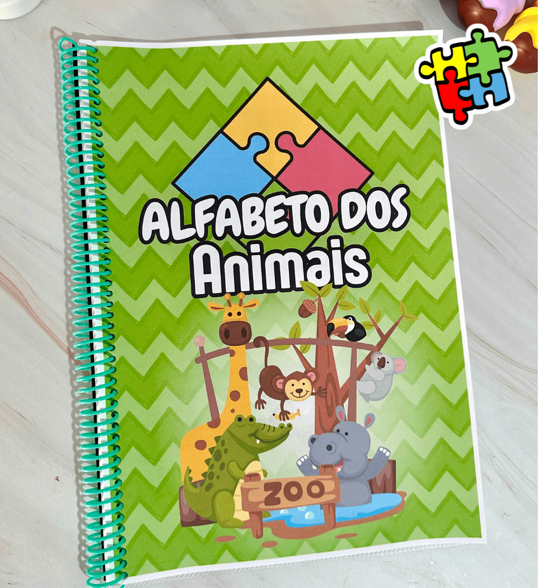 Alfabeto dos Animais em PDF para Imprimir e Alfabetizar — capa do material