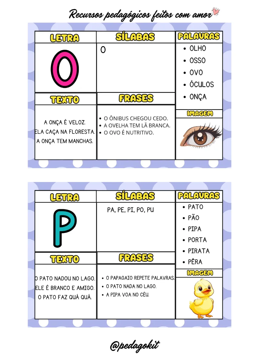 Alfabeto em ação — amostra 3: Alfabetização de forma completa e dinâmica