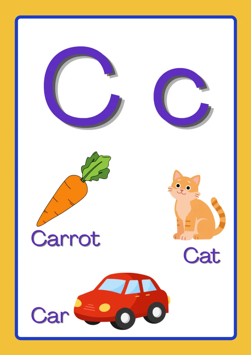 Alfabeto em Inglês Flashcards The Alphabet Educação infantil — amostra 4: Flashcards divertidos e envolventes do alfabeto,…