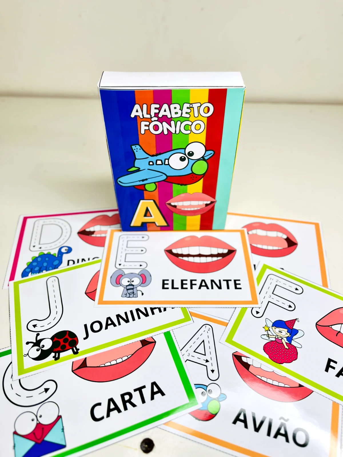 Alfabeto Fônico – Atividade de Alfabetização — Alfabetização para Educação Infantil: Alfabeto fônico com palavras e imagens…