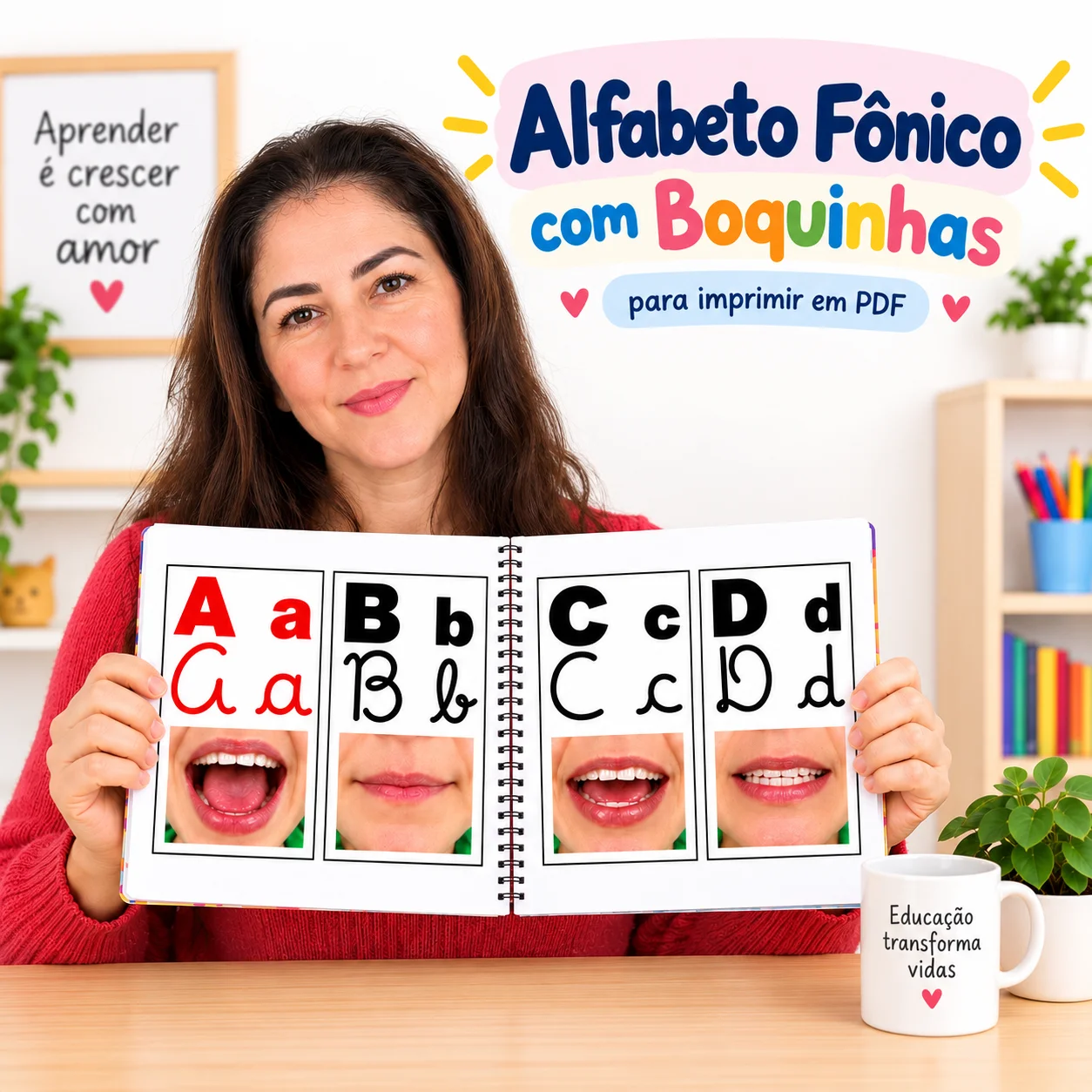 Cartazes do Alfabeto Fônico com Boquinhas – PDF para Imprimir — amostra 4: Para quem é indicado