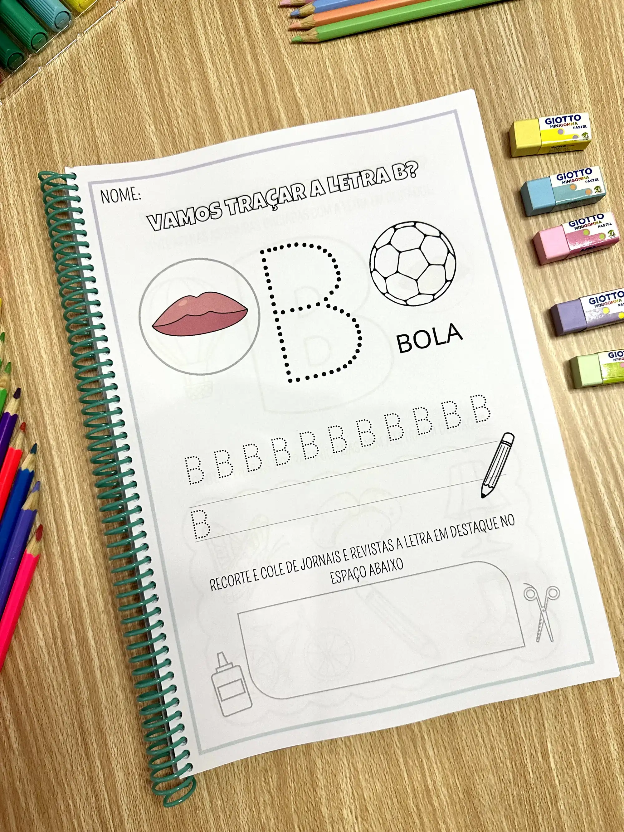 Alfabeto Fônico é uma apostila com diversas atividades — capa do material