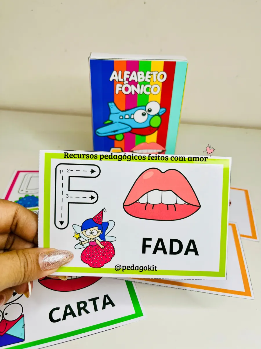 Alfabeto fônico — amostra 2: Alfabeto Fônico é uma ferramenta essencial para reforçar a alfabetização de maneira prática e…