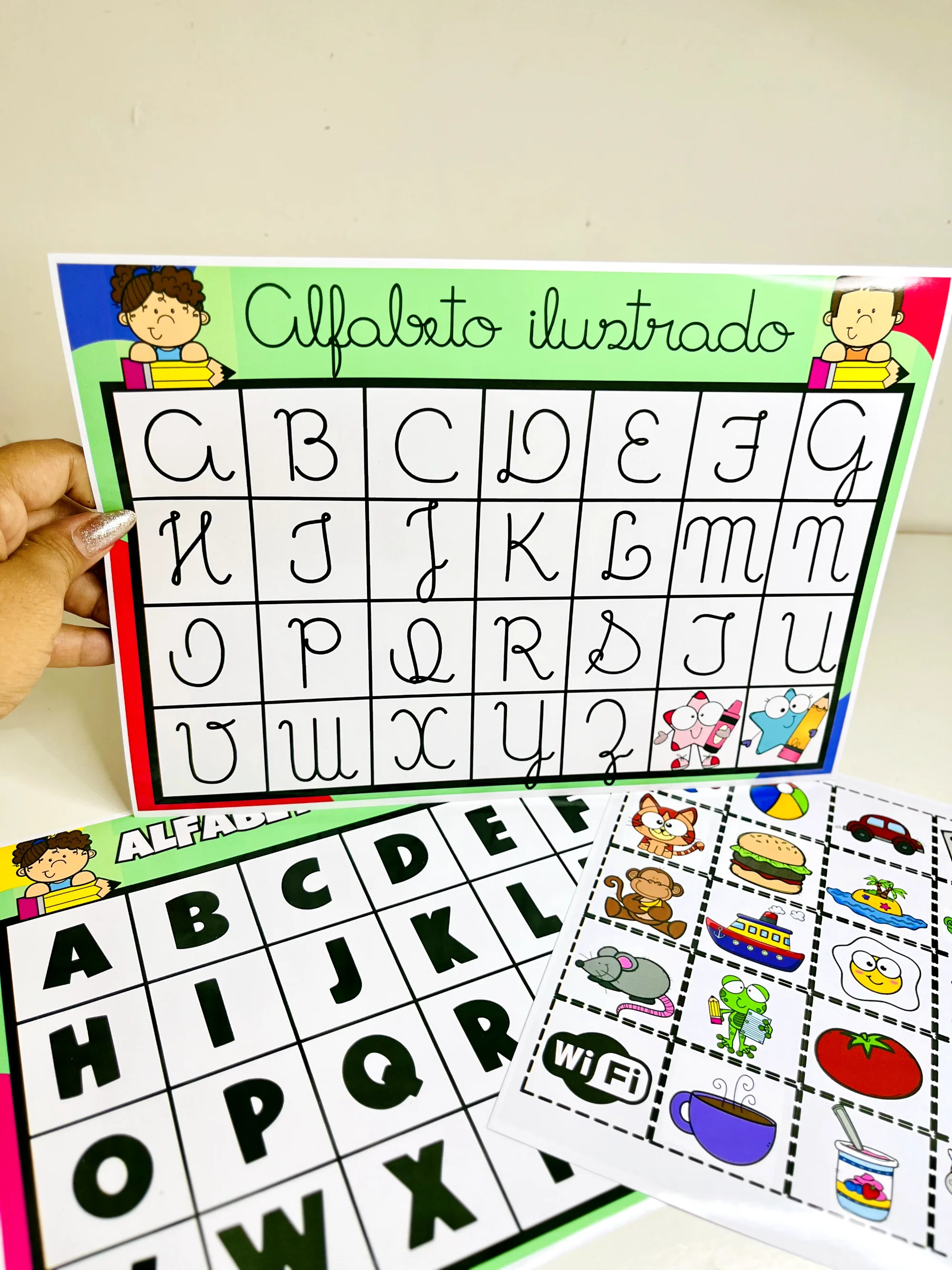 Alfabeto ilustrado - aprendizagem das letras de forma visual — amostra 6: O Alfabeto Ilustrado é a solução perfeita para…