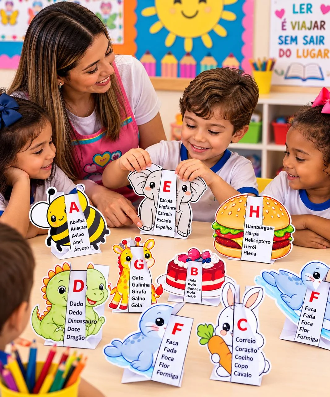 Alfabeto Ilustrado Interativo – Aprendendo as Letras. — Alfabetização para Educação Infantil: Um recurso pedagógico lúdico…