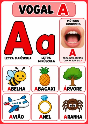 ALFABETO ILUSTRATIVO COM LETRAS, DESENHOS E BOQUINHAS. — capa do material