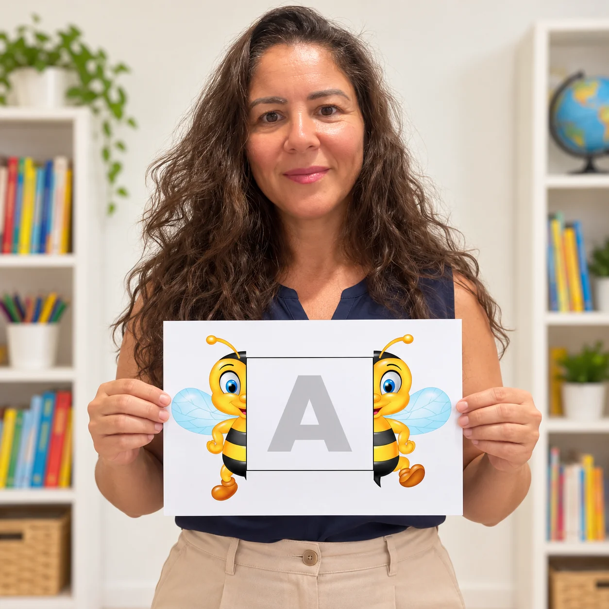 Alfabeto Interativo de A a Z para Imprimir – PDF — amostra 3: Alfabeto interativo de A a Z com 26 letras ilustradas para…
