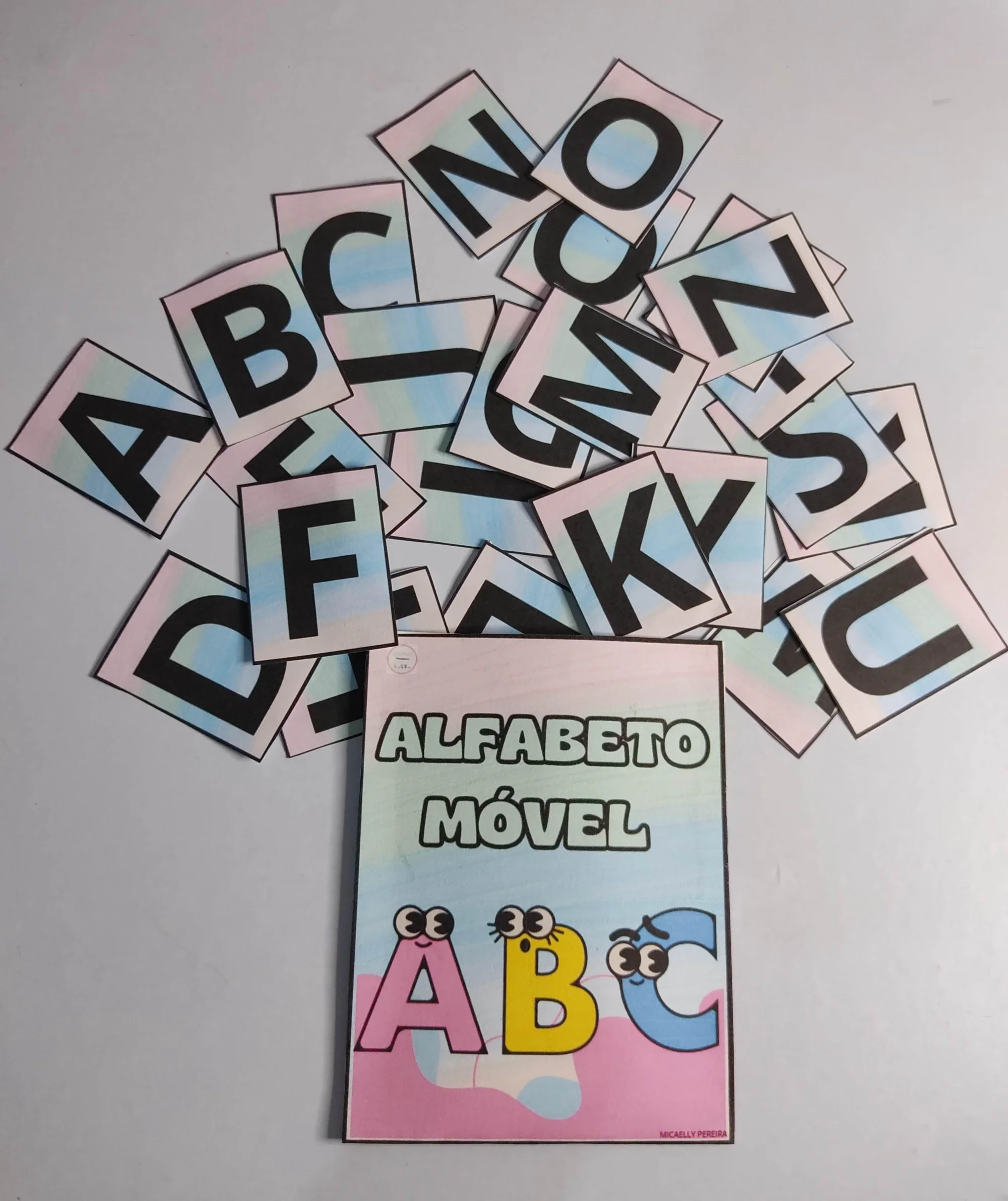 🩷🔤 ALFABETO MÓVEL – APRENDER BRINCANDO! 🔤🩷 — capa do material