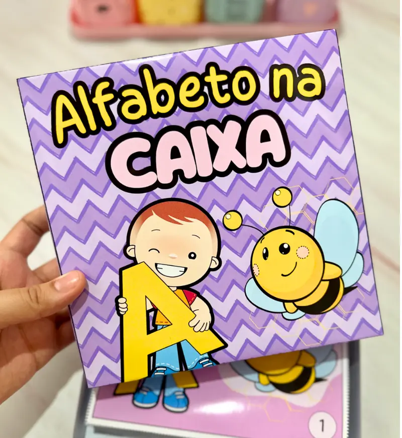 Alfabeto na Caixa: livro com textos curtos para alfabetização — Alfabetização para Educação Infantil: Explore as letras com…