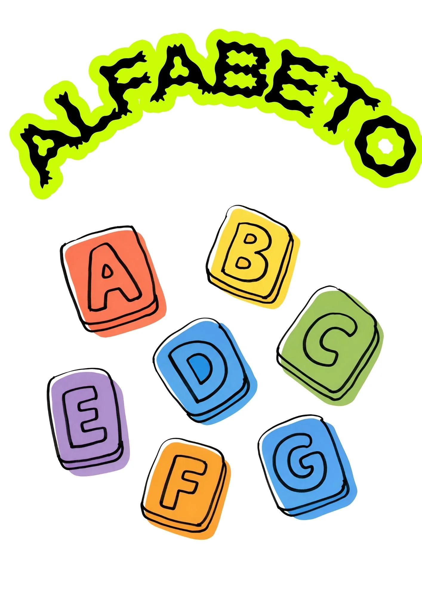 Alfabeto para aprender brincando de forma lúdica — Alfabetização para Educação Infantil: Caderno do Alfabeto com atividades…