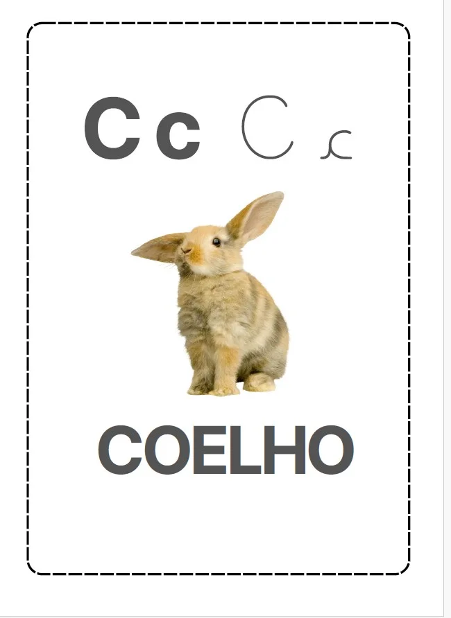 ALFABETO PARA PAREDE – APRENDER TAMBÉM É VISUAL! — amostra 3: Deixe o alfabeto sempre ao alcance dos olhos das crianças