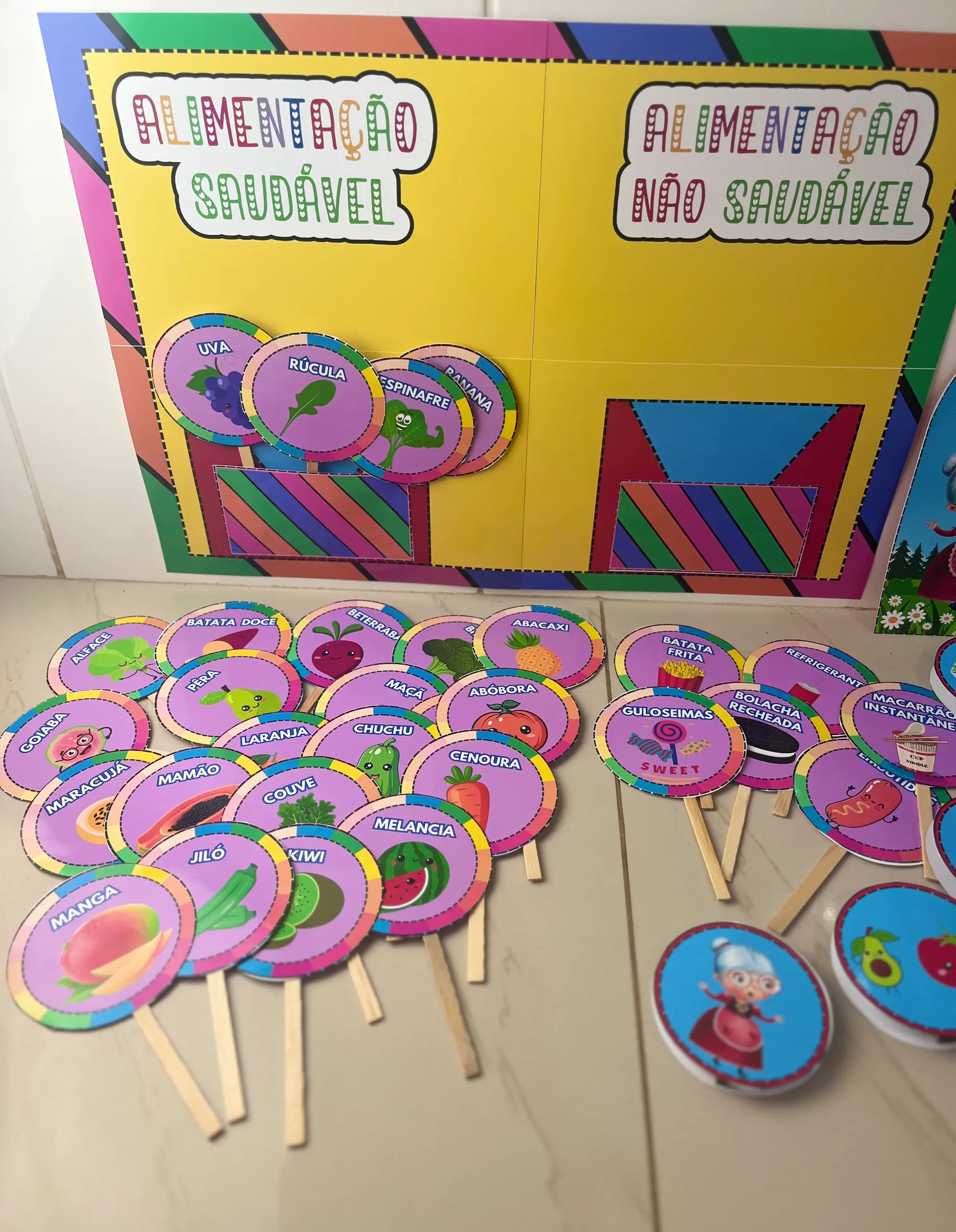 Alimentação Saudável: Atividades Lúdicas — Alfabetização para Educação Infantil: Material pedagógico sobre alimentação…