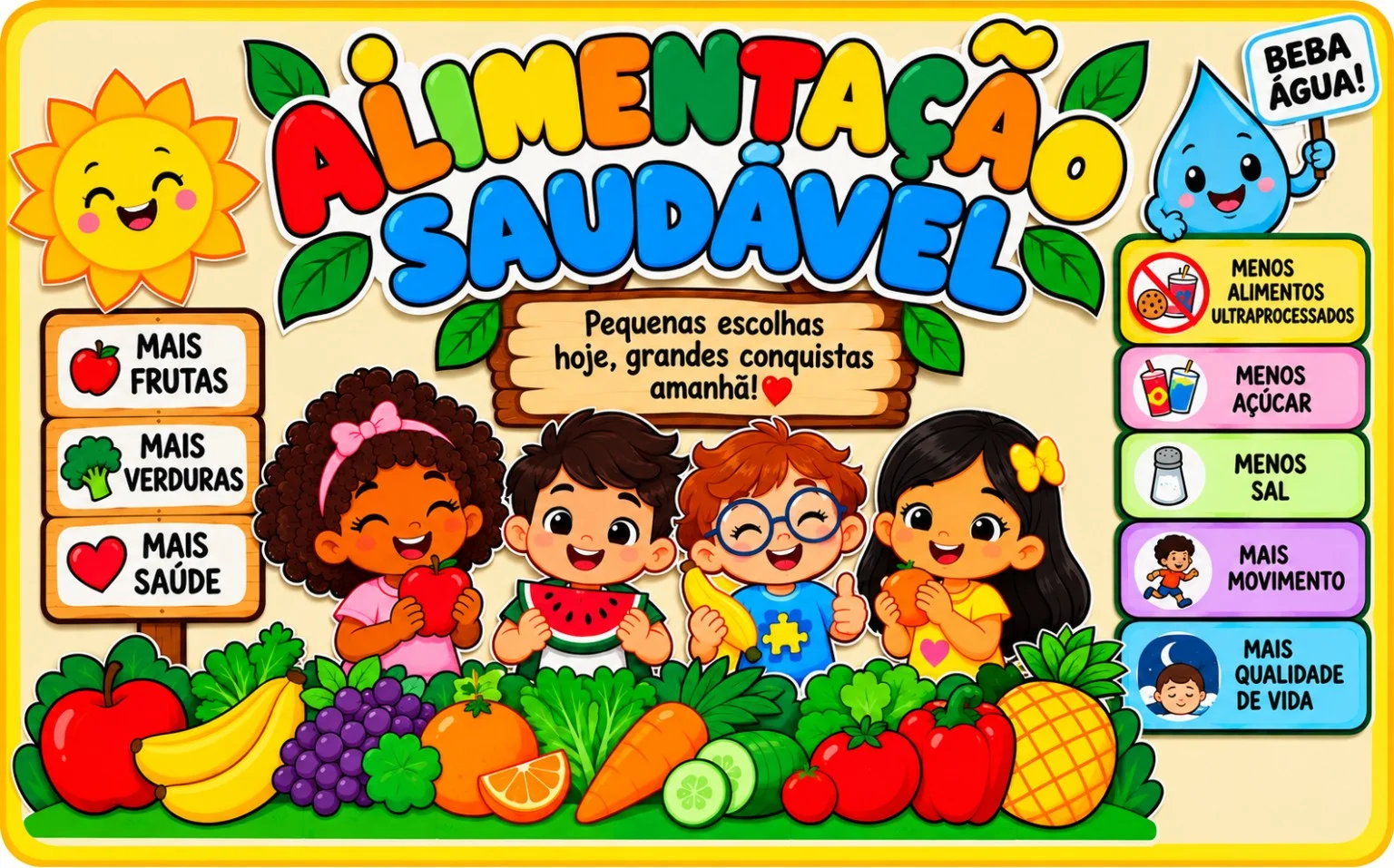 Alimentação Saudável Painel PDF 32 páginas Educação Infantil — amostra 1: Para quem é indicado
