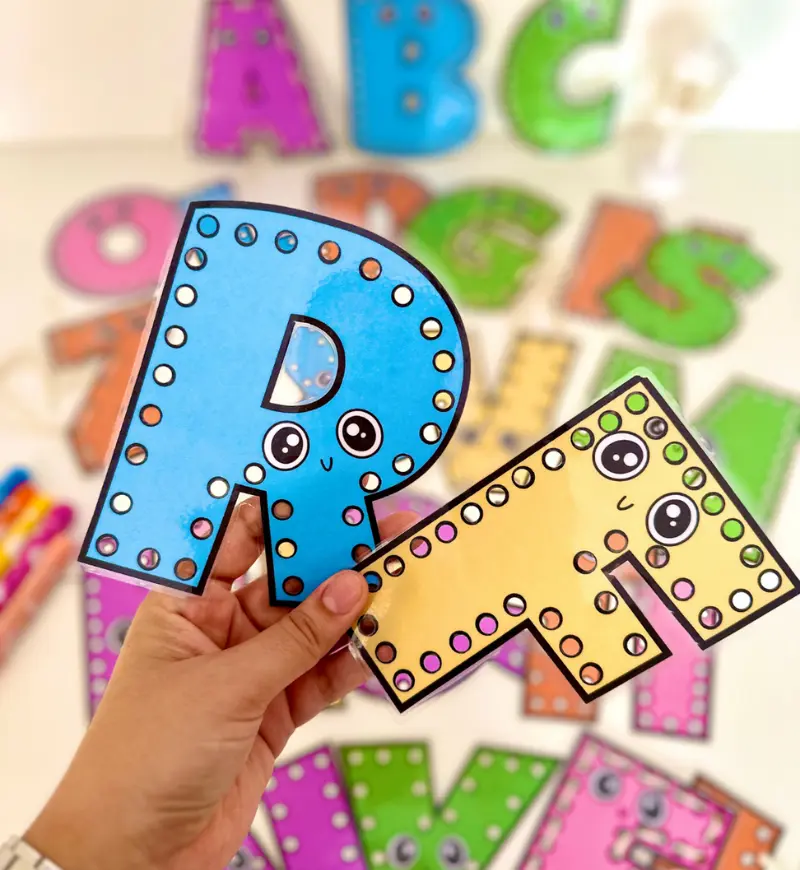 Alinhavos do Alfabeto em PDF para Educação Infantil — amostra 3: Como preparar e usar em sala de aula