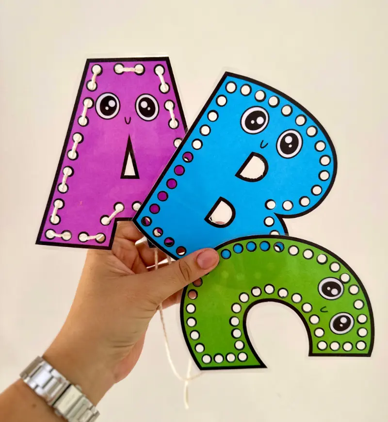 Alinhavos do Alfabeto em PDF para Educação Infantil — Alfabetização para Educação Infantil: Trabalhe as letras e a…