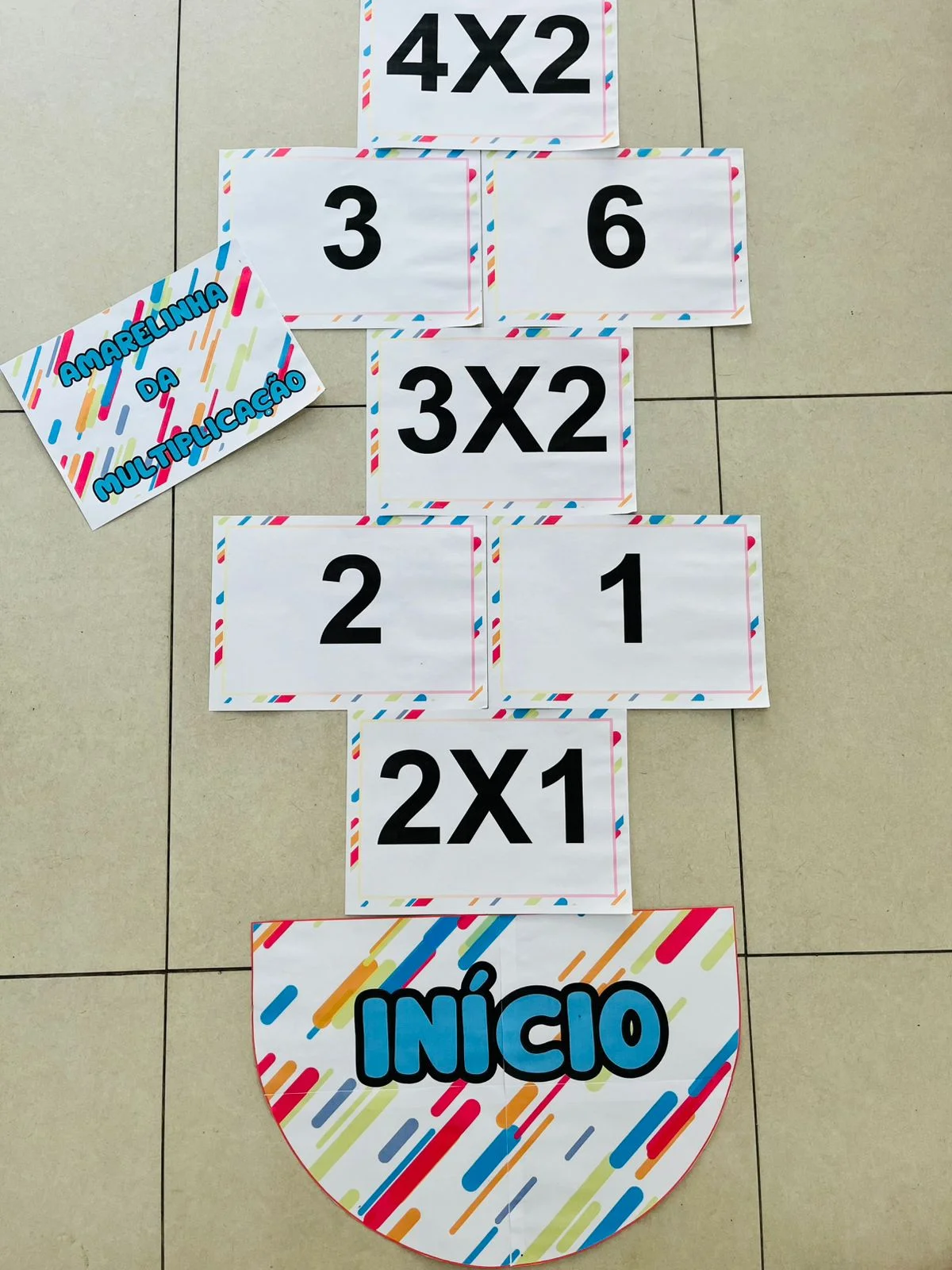 Amarelinha da multiplicação — Jogos pedagógicos para Todas as séries: Você recebe seu arquivo por e-mail ou baixe aqui…