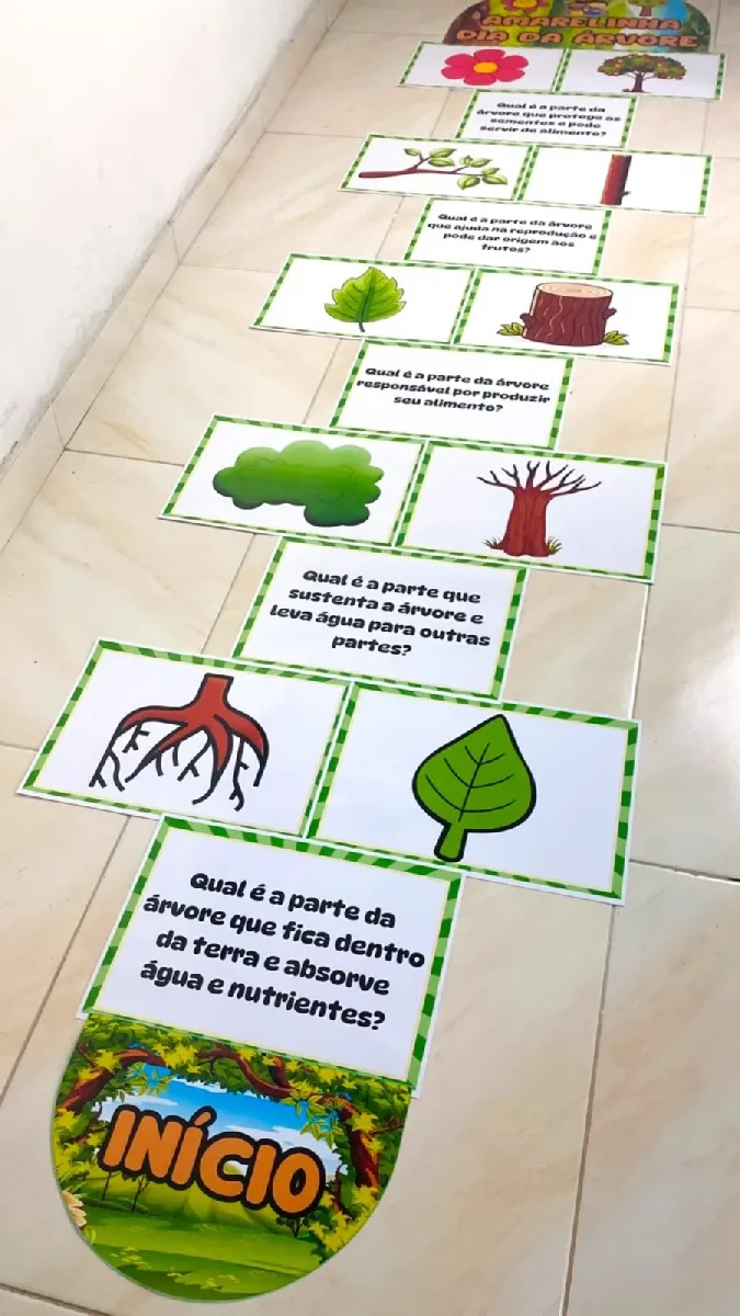 Amarelinha Dia da Árvore - Recurso Lúdico e Interativo — Alfabetização para Educação Infantil: Uma proposta lúdica,…