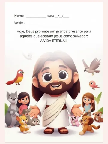Antigo Testamento para Crianças — amostra 1: 📚São 31 páginas em PDF prontas para imprimir, com atividades que unem fé,…