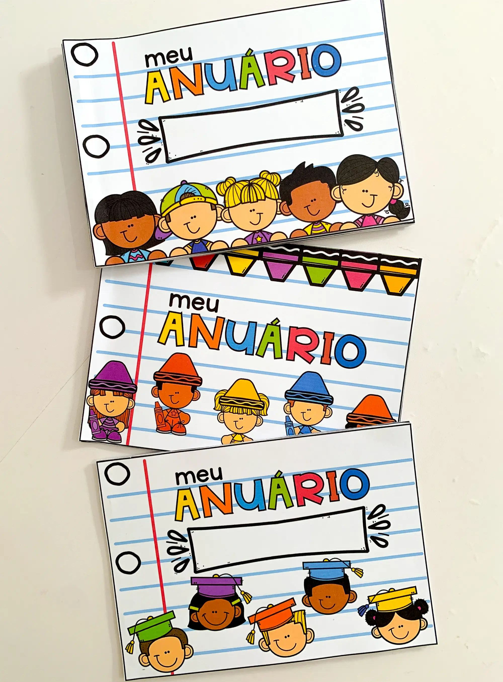 Anuário Escolar para Educação Infantil e Anos Iniciais — amostra 3: Criado para registrar e guardar os momentos especiais…