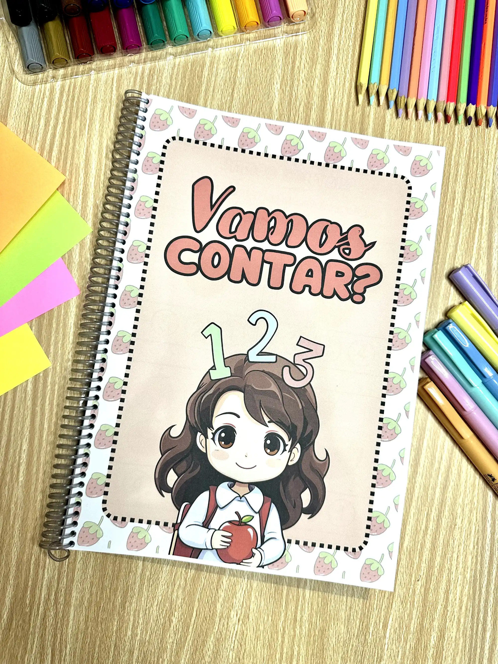 Apoatila de matemática vamos contar alfabetização — Alfabetização para Educação Infantil: A apostila Vamos contar possui…
