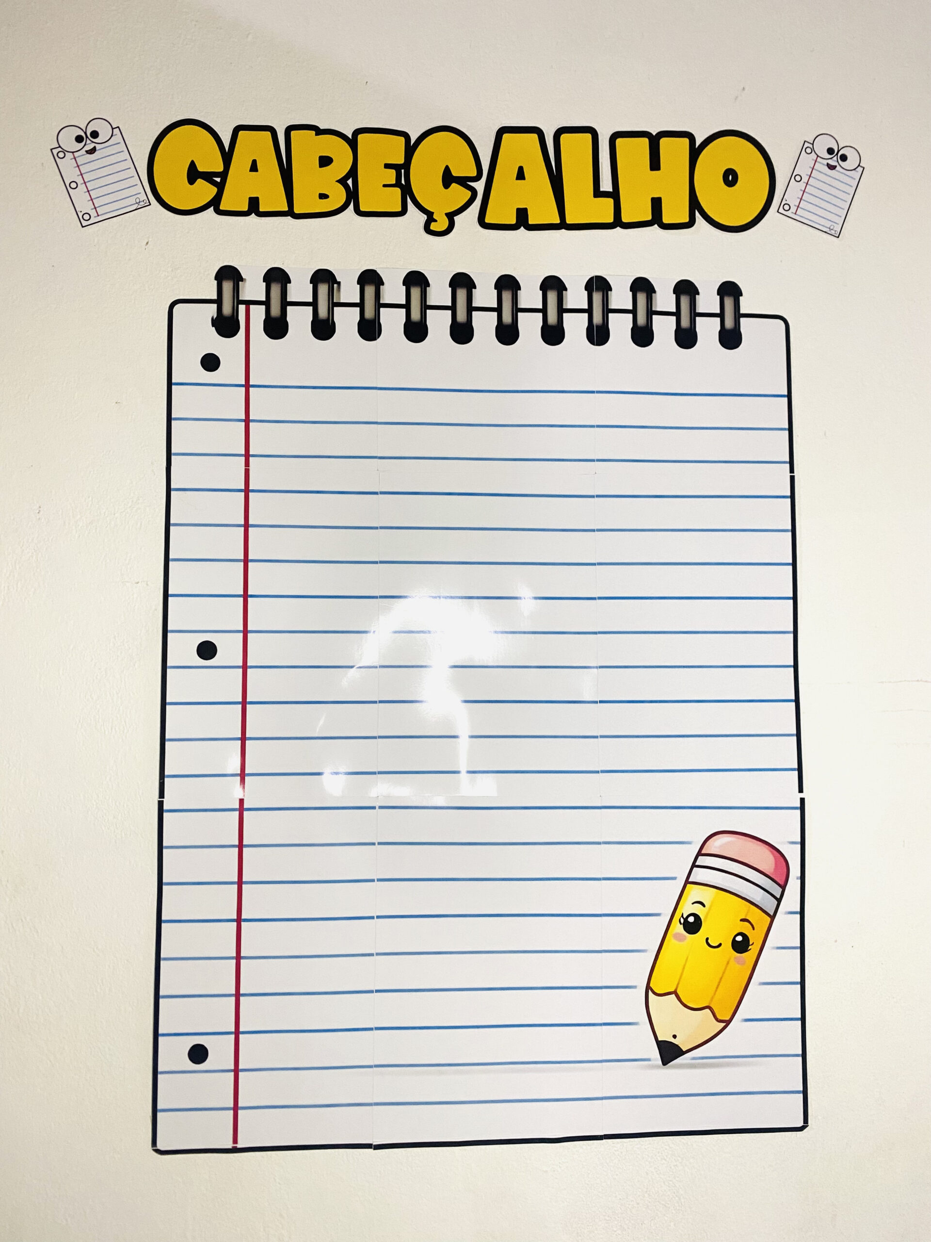 Apoio para cabeçalho / folha pautada gigante: pauta simples – PDF para Imprimir — capa do material