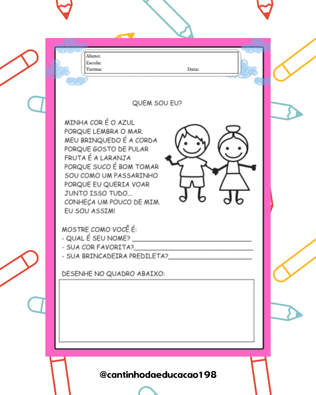 APOSTILA – 1º ANO | PORTUGUÊS E MATEMÁTICA — amostra 3: Um material lúdico e prático para apoiar a aprendizagem no 1º ano ,…