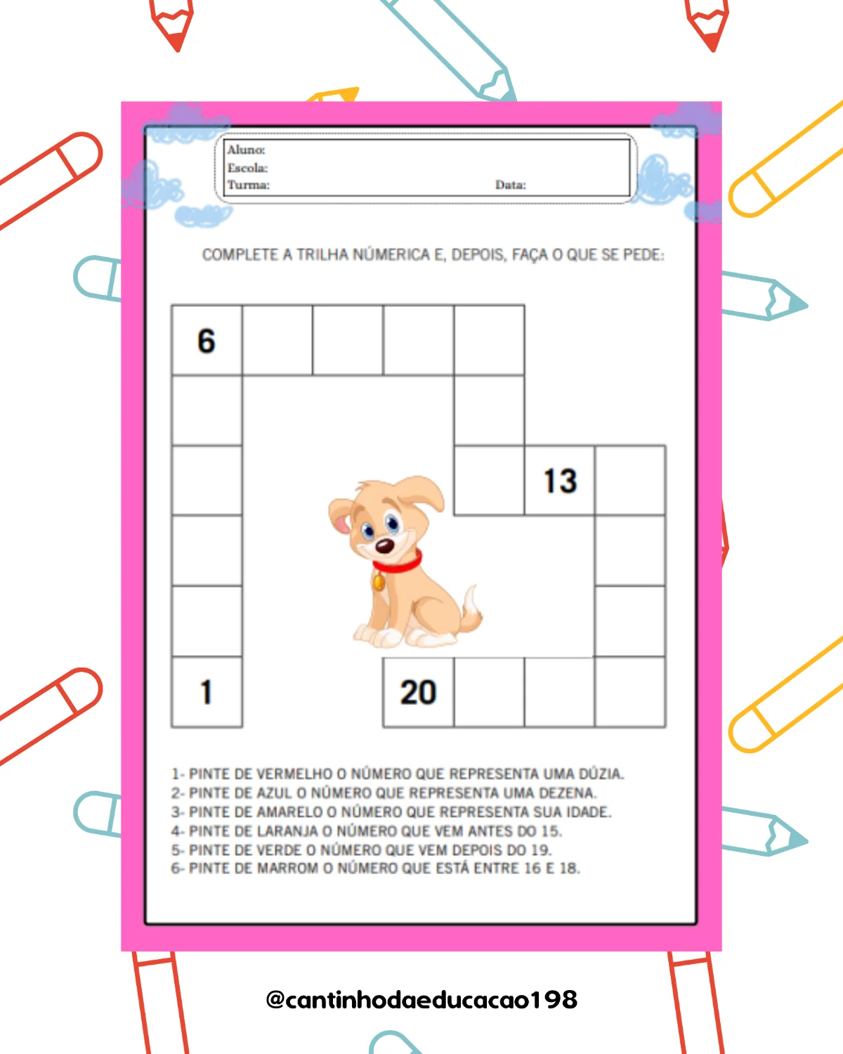 APOSTILA – 1º ANO | PORTUGUÊS E MATEMÁTICA — amostra 5: Um material lúdico e prático para apoiar a aprendizagem no 1º ano ,…